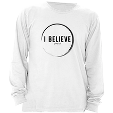 Load image into Gallery viewer, I BELIEVE Mens Long Sleeve Shirt