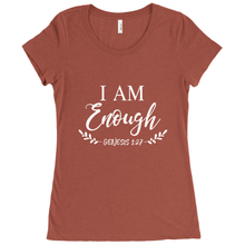 Load image into Gallery viewer, I AM ENOUGH Womens T-Shirt