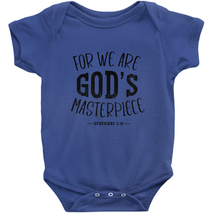 FOR WE ARE GOD'S MASTERPIECE Onesies