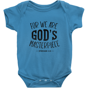 FOR WE ARE GOD'S MASTERPIECE Onesies