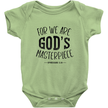 Load image into Gallery viewer, FOR WE ARE GOD&#39;S MASTERPIECE Onesies