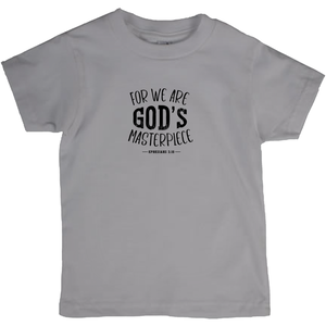 FOR WE ARE GOD'S MASTERPIECE T-Shirts (Youth Sizes)