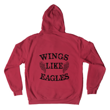 Load image into Gallery viewer, WINGS LIKE EAGLES Ladies Pullover Hooded Sweatshirt