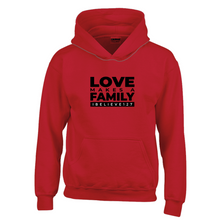 Load image into Gallery viewer, LOVE MAKES A FAMILY Hoodies (Youth Sizes)