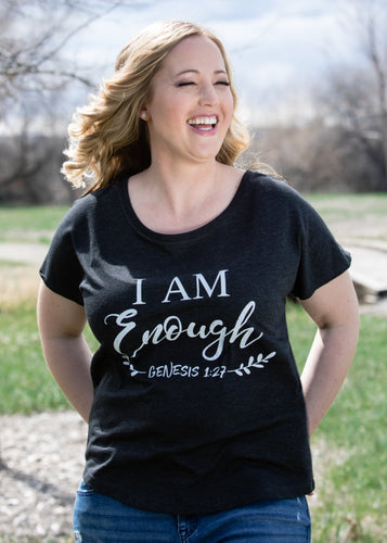 I AM ENOUGH Junior T-Shirts