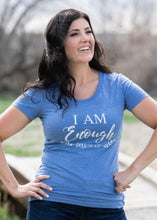 Load image into Gallery viewer, I AM ENOUGH Womens T-Shirt