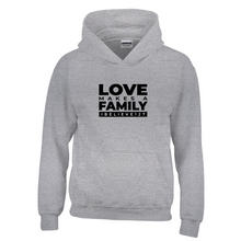 Load image into Gallery viewer, LOVE MAKES A FAMILY Hoodies (Youth Sizes)