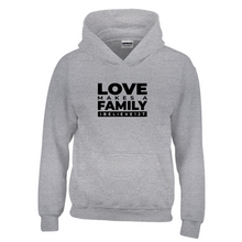 Load image into Gallery viewer, LOVE MAKES A FAMILY Hoodies (Youth Sizes)